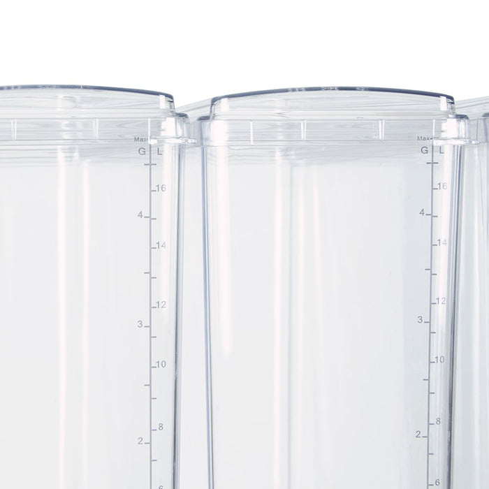 Crathco CS-3L-16-290 Refrigerated Drink Dispenser w/ (3) 4 3/4 gal Bowls, Pre Mix, 120v-cityfoodequipment.com