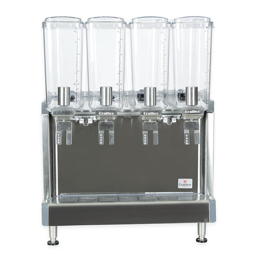 Crathco CS-4E-16-290 Refrigerated Drink Dispenser w/ (4) 2 2/5 gal Bowls, Pre Mix, 120v-cityfoodequipment.com