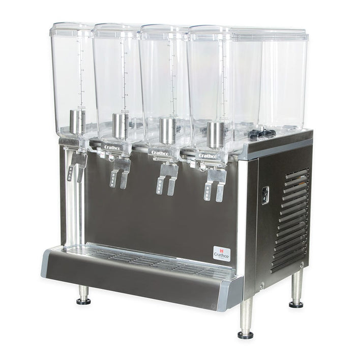 Crathco CS-4E-16-290 Refrigerated Drink Dispenser w/ (4) 2 2/5 gal Bowls, Pre Mix, 120v-cityfoodequipment.com