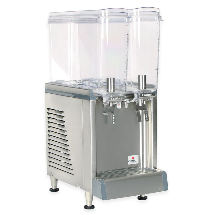 Crathco CS-2E-16-290 Refrigerated Drink Dispenser w/ (2) 2 2/5 gal Bowls, Pre Mix, 120v-cityfoodequipment.com