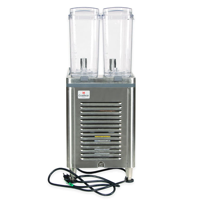 Crathco CS-2E-16-290 Refrigerated Drink Dispenser w/ (2) 2 2/5 gal Bowls, Pre Mix, 120v-cityfoodequipment.com