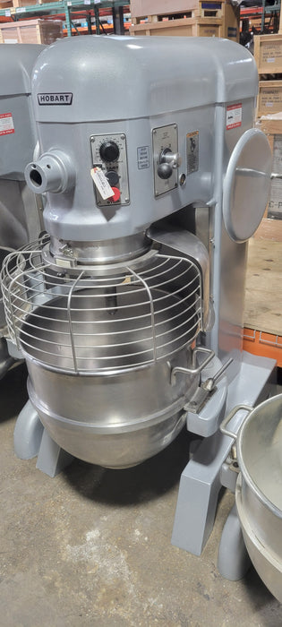 Used Hobart L800 W/Guard 80-Quart Dough Mixer, 2 HP, 3 Phase, 200 Volts-cityfoodequipment.com
