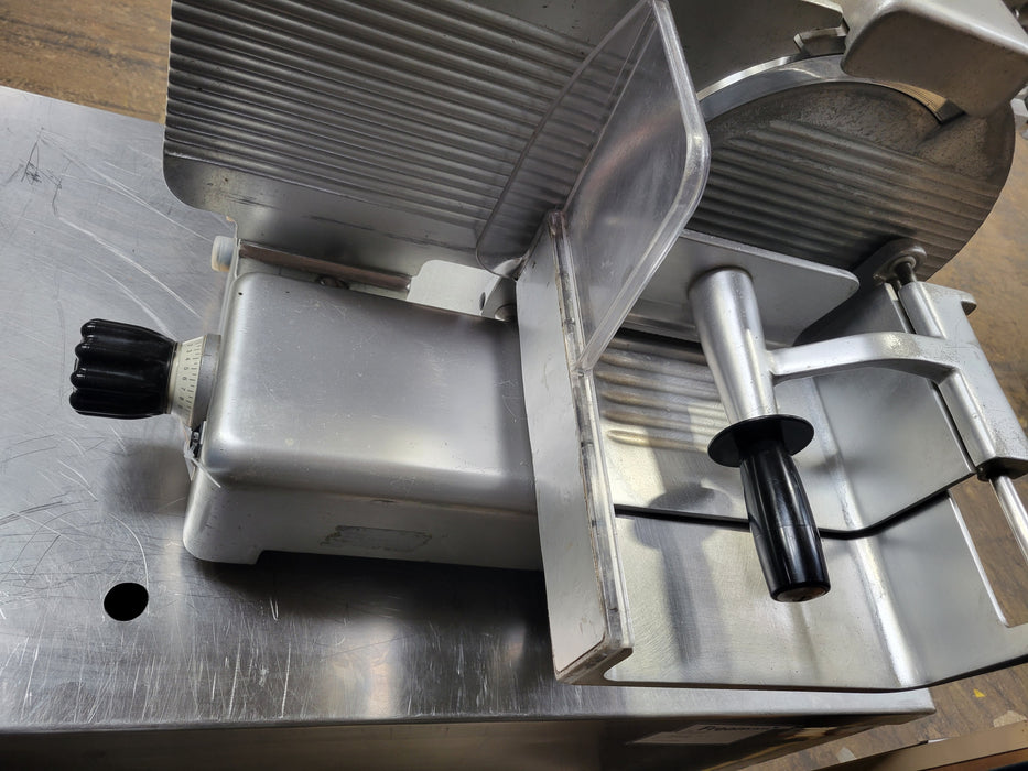 Used Manconi Model 300 Vk Commercial Vertical Manual Meat Slicer-cityfoodequipment.com