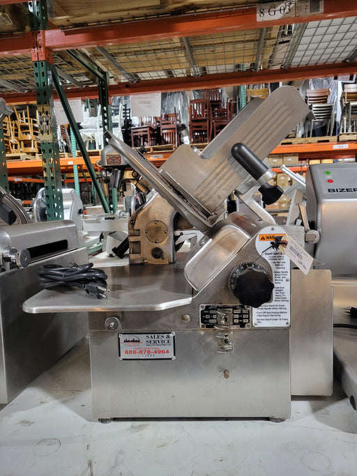 Used Globe 725 Manual / Automatic Commercial Meat Slicer-cityfoodequipment.com