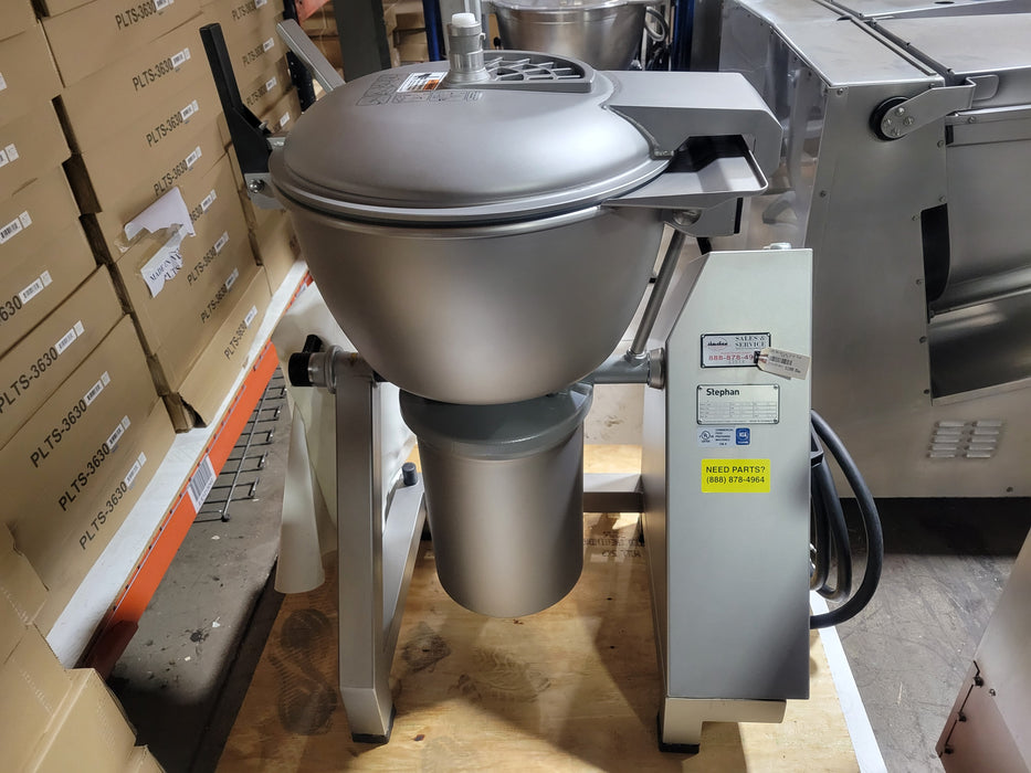 Used Stephan VCM 44 A/1 Vertical Mixer W/ Dough Blade, 3 Phase, 220 Volts.-cityfoodequipment.com