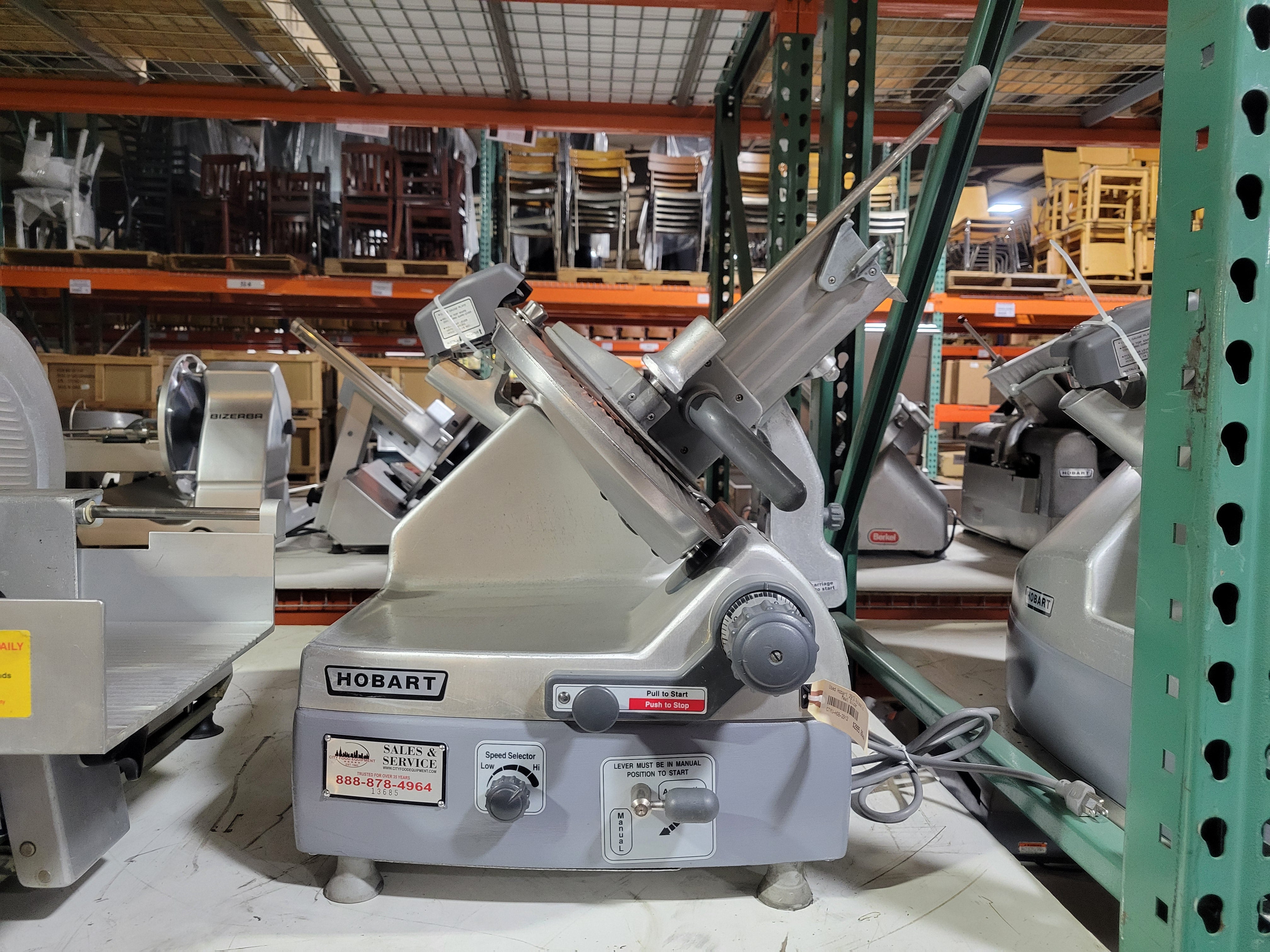 Used Hobart 2912 Automatic Commercial Deli Meat Slicer 1 Phase