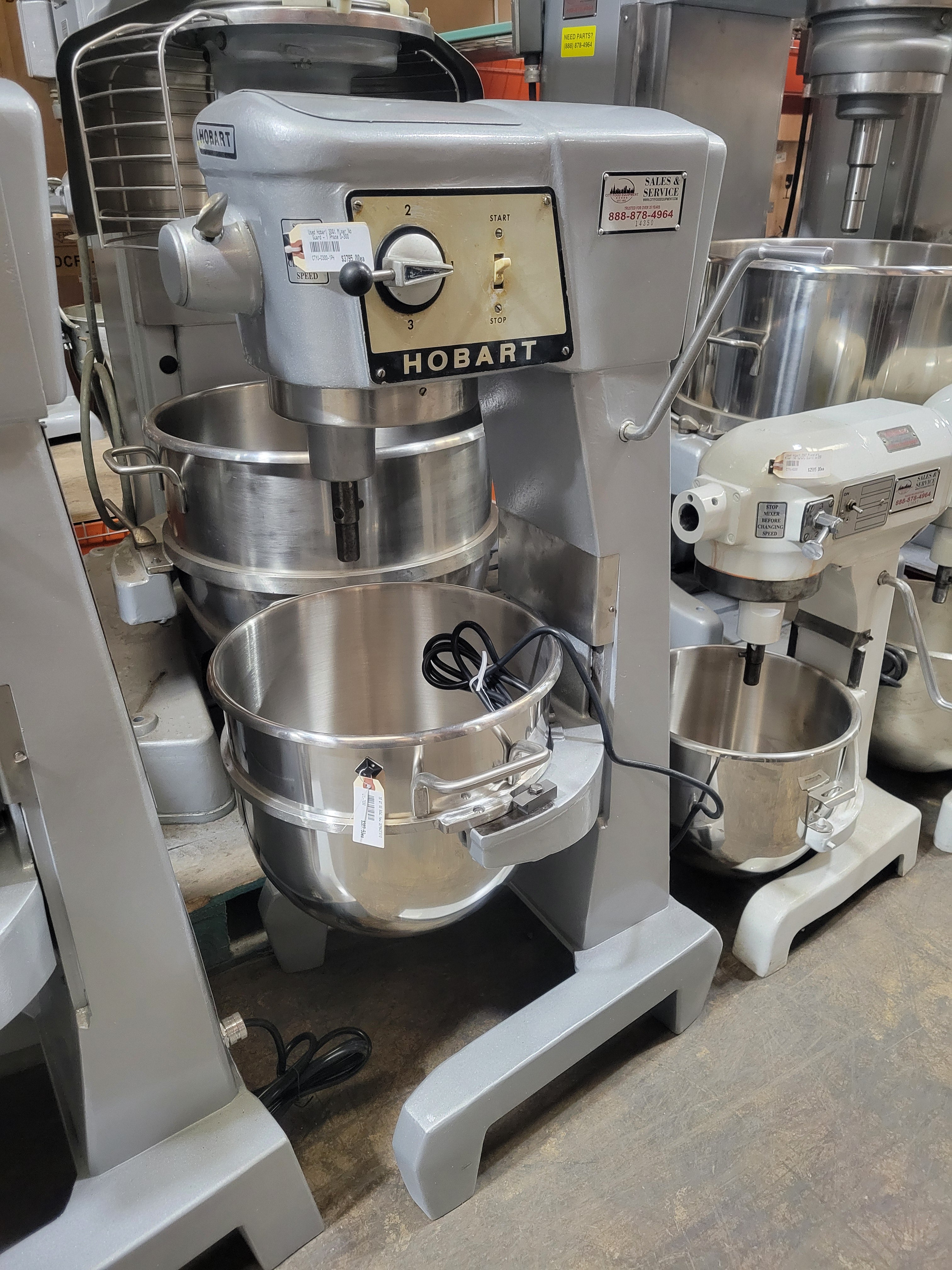 Used Hobart D300 Commercial 30 Qt Mixer - 1 Phase — City Food 