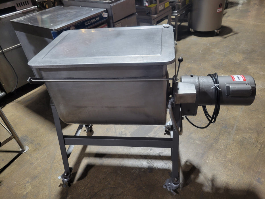 Used Leland 100DA Dual Action Meat Mixer, 1 Phase, 220 Volts-cityfoodequipment.com