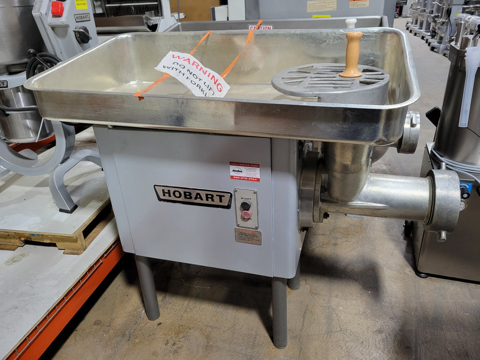 Used Hobart 4156 HD, 15 HP Commercial Meat Grinder Size #56, 3 Phase, 220 Volts-cityfoodequipment.com