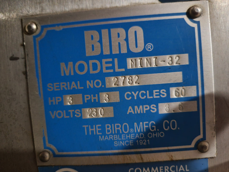 Used Biro Mini 32 Commercial Mixer Grinder, 3 Phase-cityfoodequipment.com