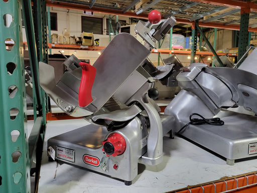 Used Berkel 808 Meat Slicer – Gravity Feed, 12.5" Blade, Dual-Action Sharpener-cityfoodequipment.com