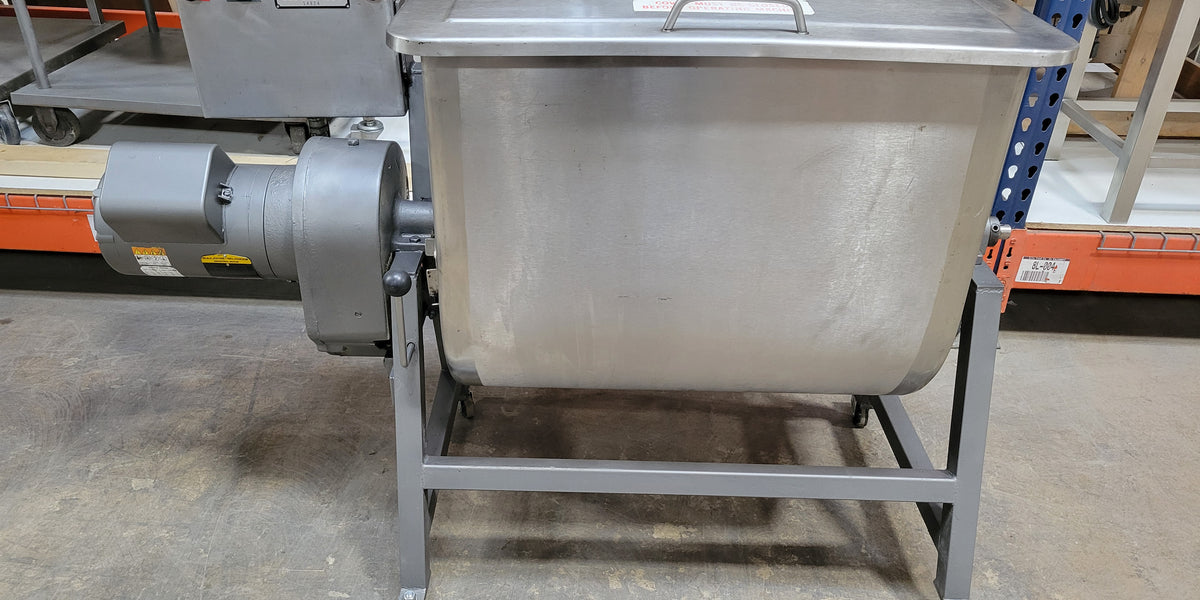 Used Leland Southwest 200DA Double Action 200 LBS. Meat Mixer, 1
