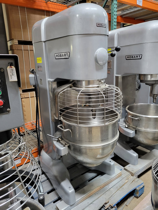 Used Hobart M802 80-Quart Mixer w/Guard, 230V 3-Phase-cityfoodequipment.com