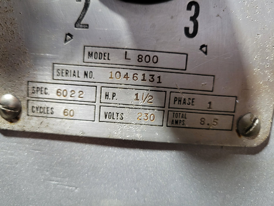 HOBART 80 Qt MIXER Used L 800 1 Phase, 1.5 HP-cityfoodequipment.com