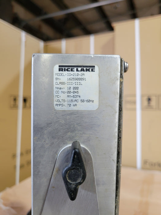 RICE LAKE IQ+210-2A DIGITAL INDICATOR WEIGHT SCALE 115V-AC-cityfoodequipment.com