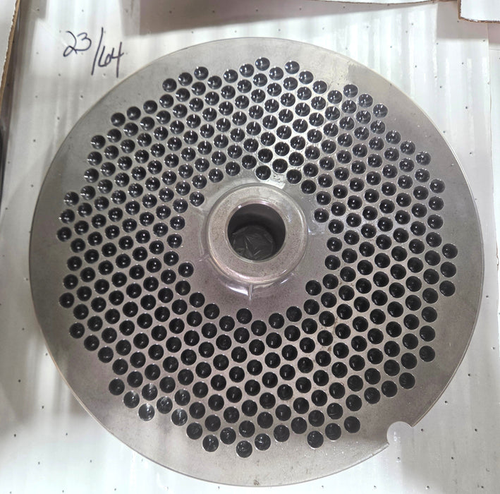 Dixie Grinders- 23/64 GRINDER PLATE W HUB 11 INCH DIAMETER-cityfoodequipment.com