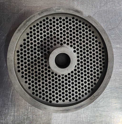 #56 5/32" Stainless Steel Meat Grinder Plate w/ hub Pork Plate-cityfoodequipment.com