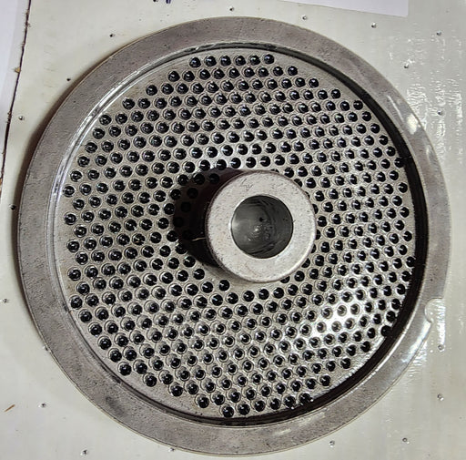 #56 5/32" Stainless Steel Meat Grinder Plate w/ hub Pork-cityfoodequipment.com