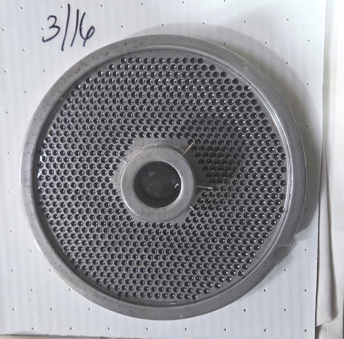 Dixie Grinders- 3/16 GRINDER PLATE W HUB 9 INCH DIAMETER PORK-cityfoodequipment.com
