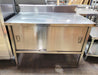 CHEF WORK TABLE CABINET WITH DOORS-cityfoodequipment.com