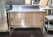 CHEF WORK TABLE CABINET WITH DOORS-cityfoodequipment.com