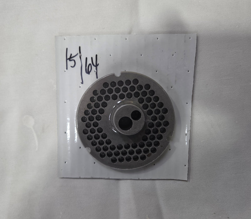 USED #32 15/64" HARD GRINDER  PLATE W/HUB