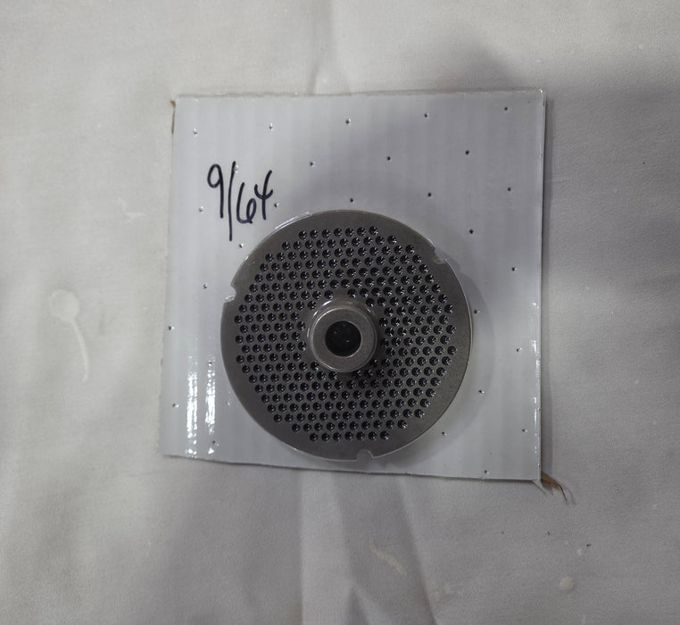 USED #32 9/64" GRINDER PLATE W/HUB-cityfoodequipment.com