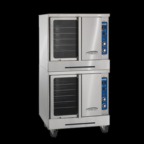 Imperial PCVGE-2 Double Full Size Bakery Depth Electric Convection Oven-cityfoodequipment.com