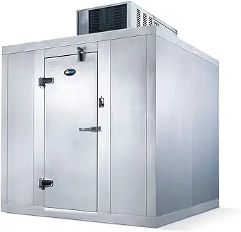 Amerikooler QC081072**NBSC 8' X 10' Indoor Walk-In Cooler W/ Top-Mounted Compressor - No Floor-cityfoodequipment.com