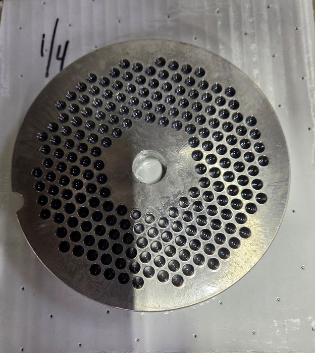 USED #56 1/4" SOFT GRINDER PLATE W/O HUB-cityfoodequipment.com