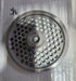 USED #56 3/8" GRINDER PLATE W HUB PORK PLATE-cityfoodequipment.com