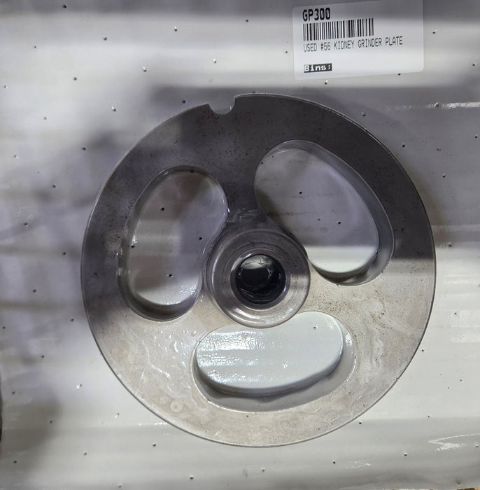 USED #56 KIDNEY GRINDER PLATE-cityfoodequipment.com