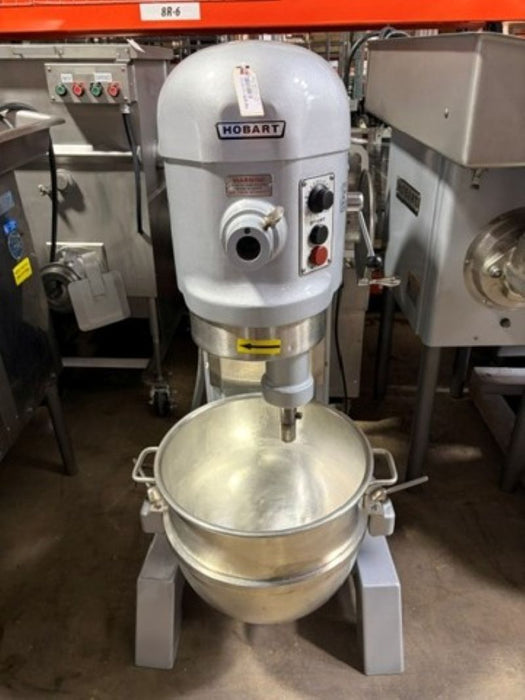 Used Hobart H600T, 2HP 60qt Commercial Dough Mixer No Guard, W/timer, 3PH