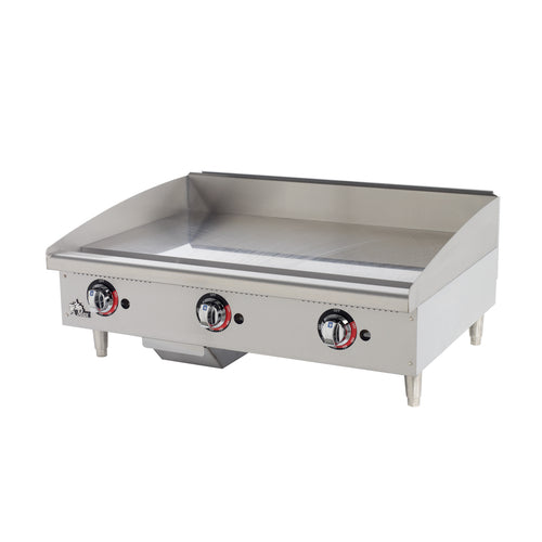 Star 636TF 36" Gas Griddle w/ Thermostatic Controls - 1"-cityfoodequipment.com