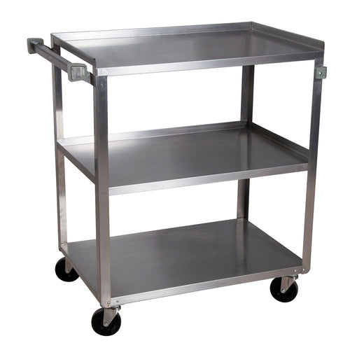 SD Stainless Steel Utility Cart, 15-1/2 X 24 (3) Shelves-cityfoodequipment.com