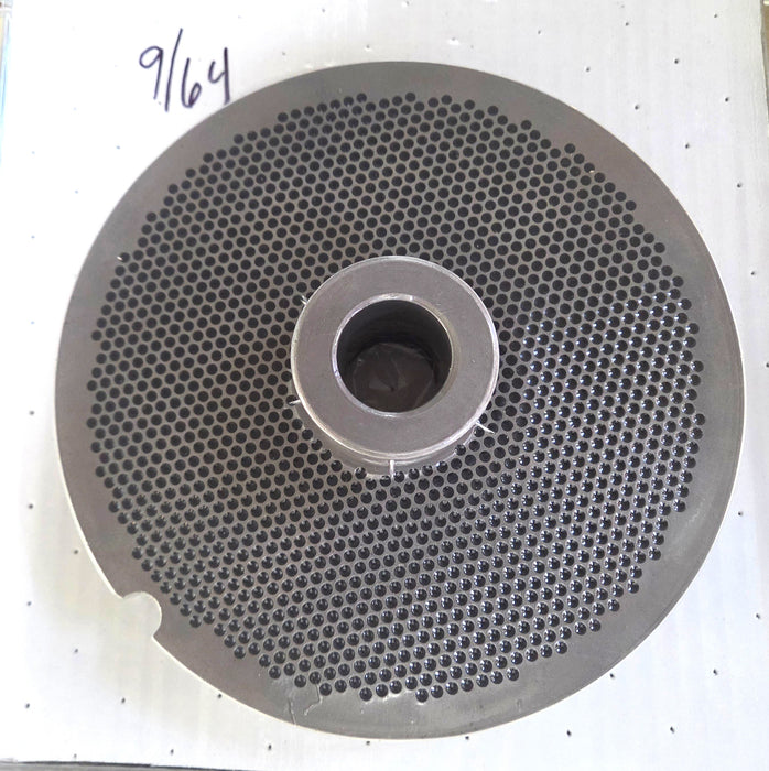 Dixie Grinders- 9/64 GRINDER PLATE W HUB 9 INCH DIAMETER-cityfoodequipment.com
