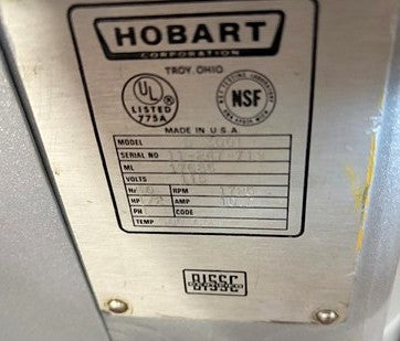 Used Hobart 30Qt Mixer With Guard - 1 Phase D-300T W/ Timer-cityfoodequipment.com