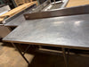 WORK TABLE 84" X 30" WITH RISER-cityfoodequipment.com