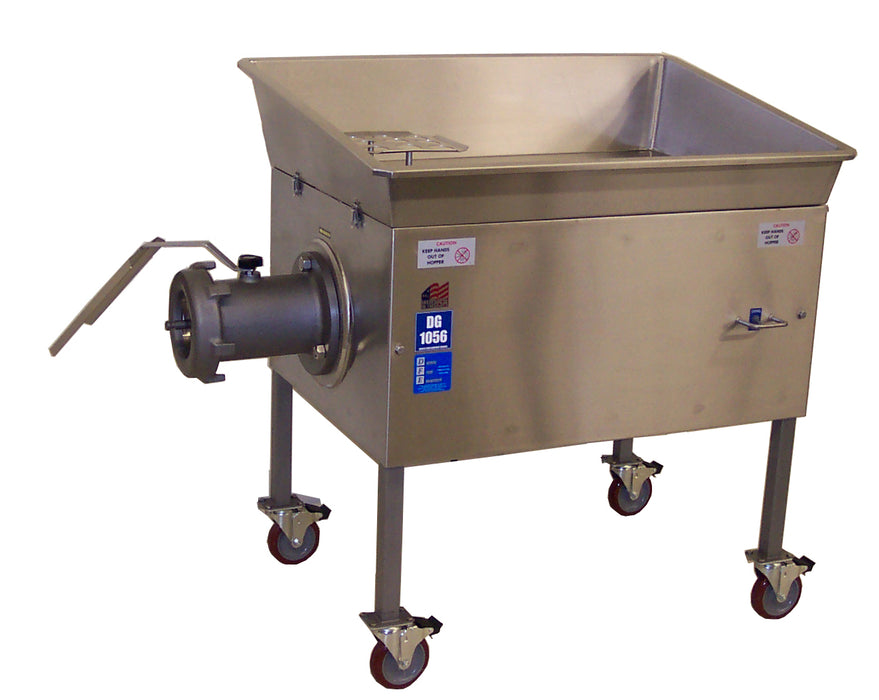 Daniels DG 1056 Flat Top Grinder - Professional Commercial Meat Grinder, 230V, 3 Phase-cityfoodequipment.com