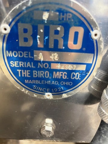 Used Biro 548 Meat Grinder, 1 Phase 3 HP, CTYU-BIRO-548-1PH 3HP-cityfoodequipment.com