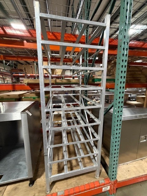 USED STORAGE RACK FOR CANS