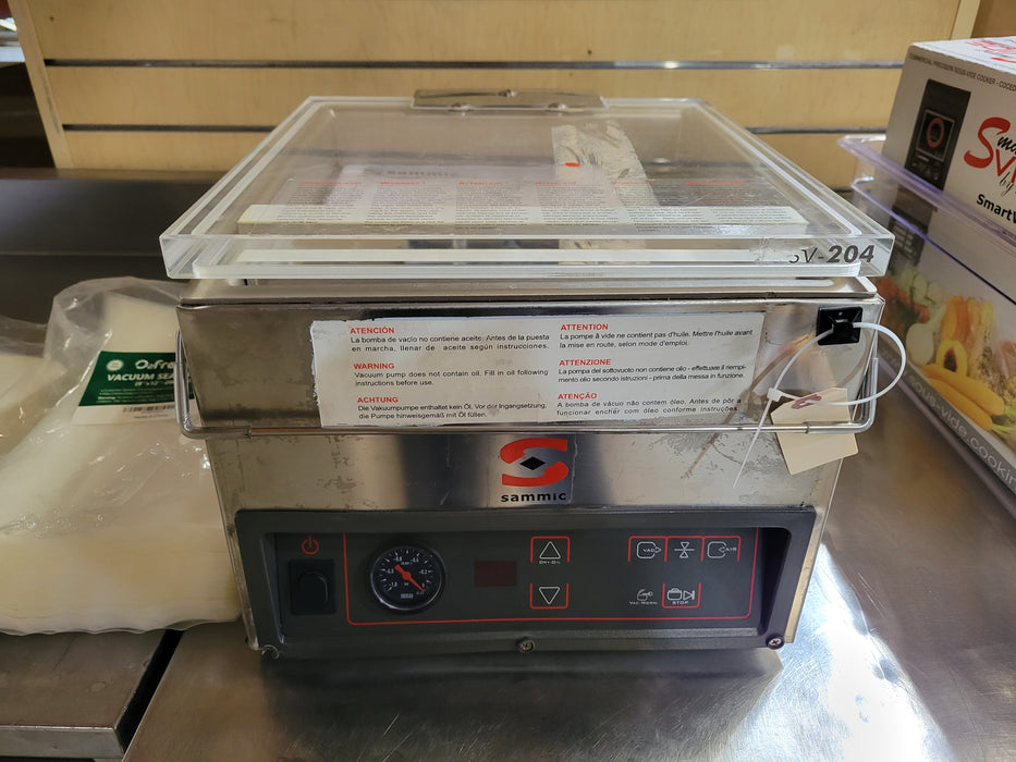 Sammic SMARTVIDE4 & SV-204T Sous Vide Cooker & Vacuum Sealer System W/ Bags-cityfoodequipment.com