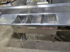 USED 3 COMP SINK 101" X 28" WITH 2 DRAINBOARD-cityfoodequipment.com