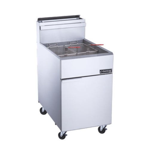 Dukers DCF5-NG Natural Gas 70 lb. Fryer with 5 Tube Burners-cityfoodequipment.com