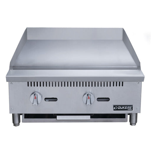 Dukers DCGMA24 24" - 1" Thick Griddle with 2 Burners-cityfoodequipment.com