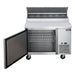 Dukers DPP44-6-S1 Commercial Single Door 44" Pizza Prep Table Refrigerator-cityfoodequipment.com