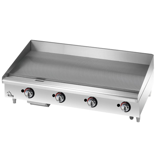 Star 648TF 48" Gas Griddle w/ Thermostatic Controls - 1"-cityfoodequipment.com
