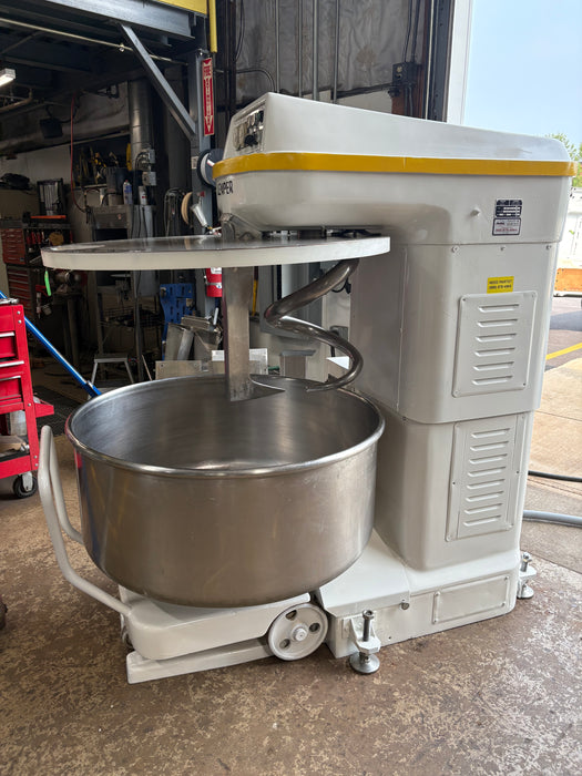 USED KEMPER SP 150 AL, BAKERY DOUGH SPIRAL MIXER, 3 PHASE, 220 VOLTS-cityfoodequipment.com