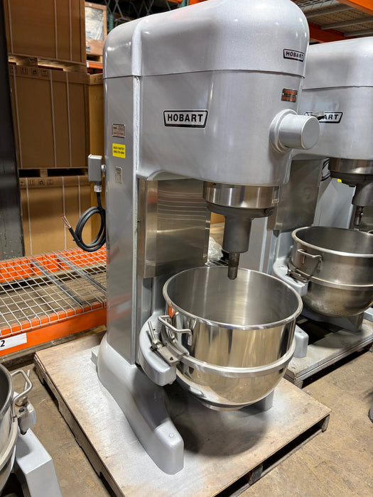 Used Hobart M802 80 Quart Commercial Dough Mixer, 3 Phase 230V W Hub-cityfoodequipment.com