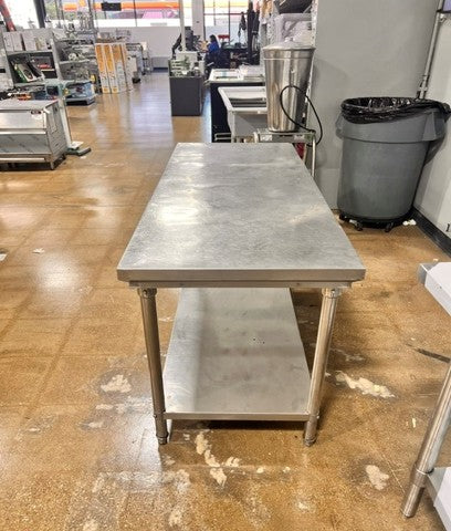 Used Stainless Steel Work Table with Undershelf 60x24